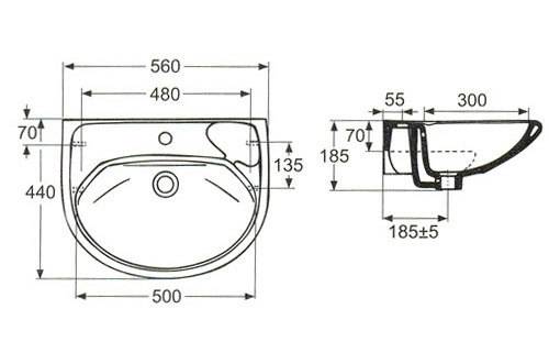 Размеры раковины для ванной комнаты: рекомендации по подбору