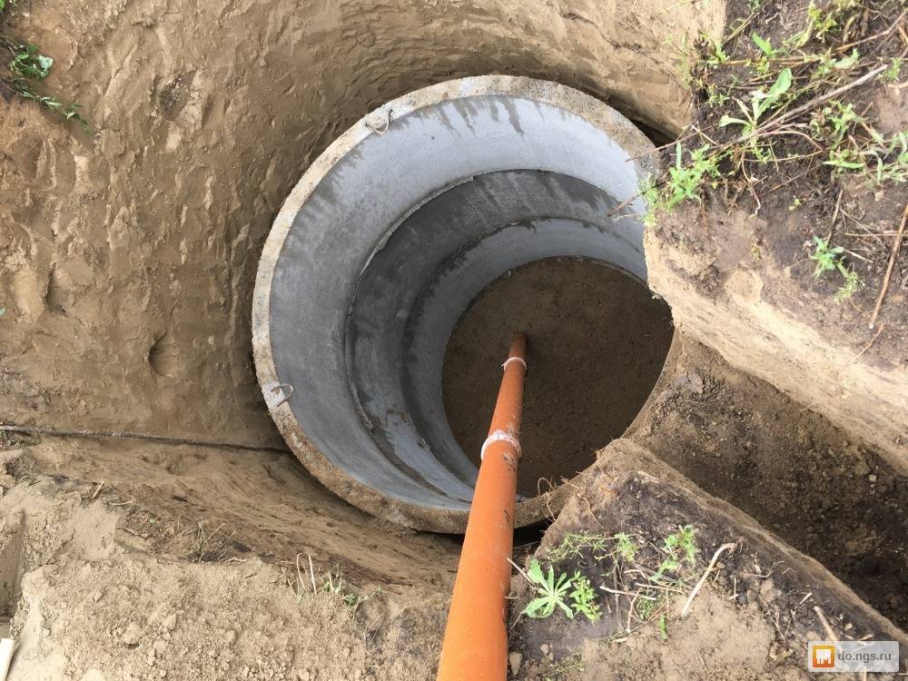 Выгребная яма из бетонных колец своими руками:схема,устройство,монтаж