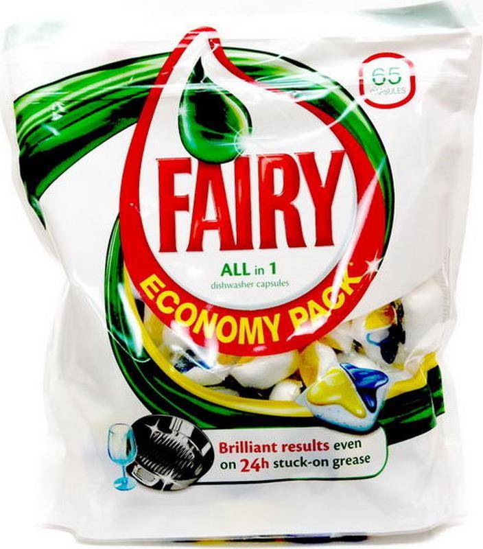 Таблетки для посудомоечной машины fairy - обзор