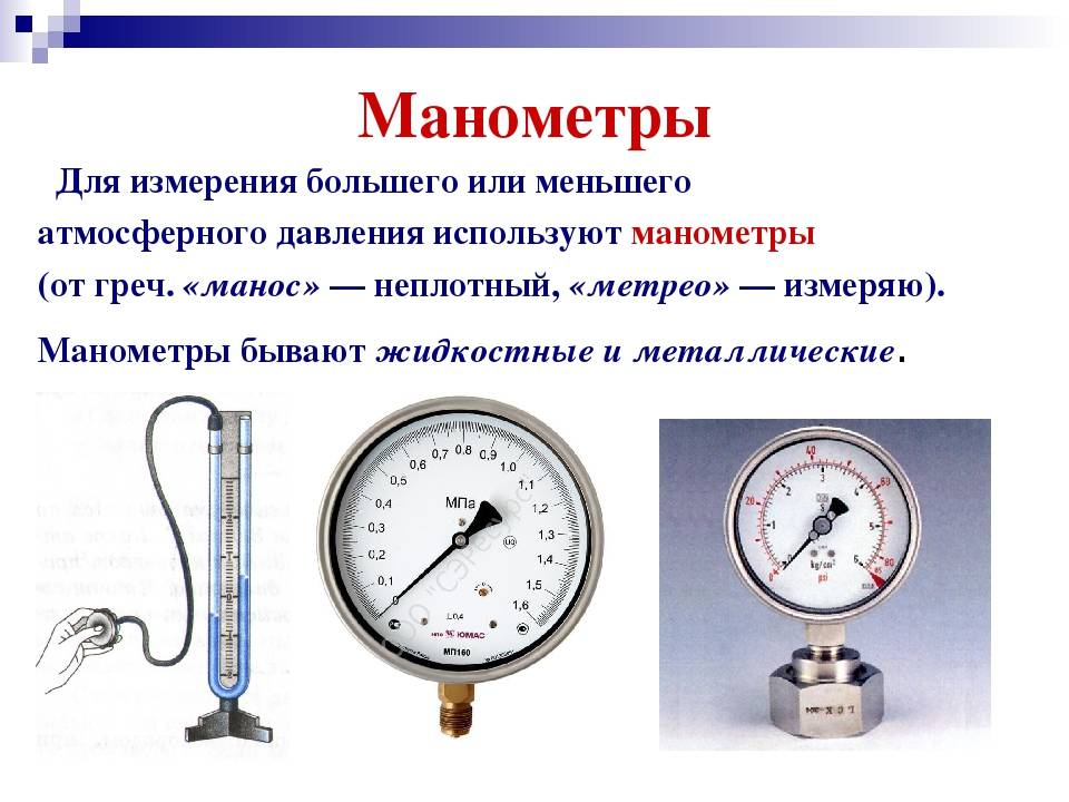 Какие единицы используются для измерения атмосферного давления