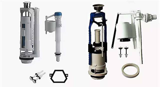 Как снять клапан в бачке унитаза с нижней подачей