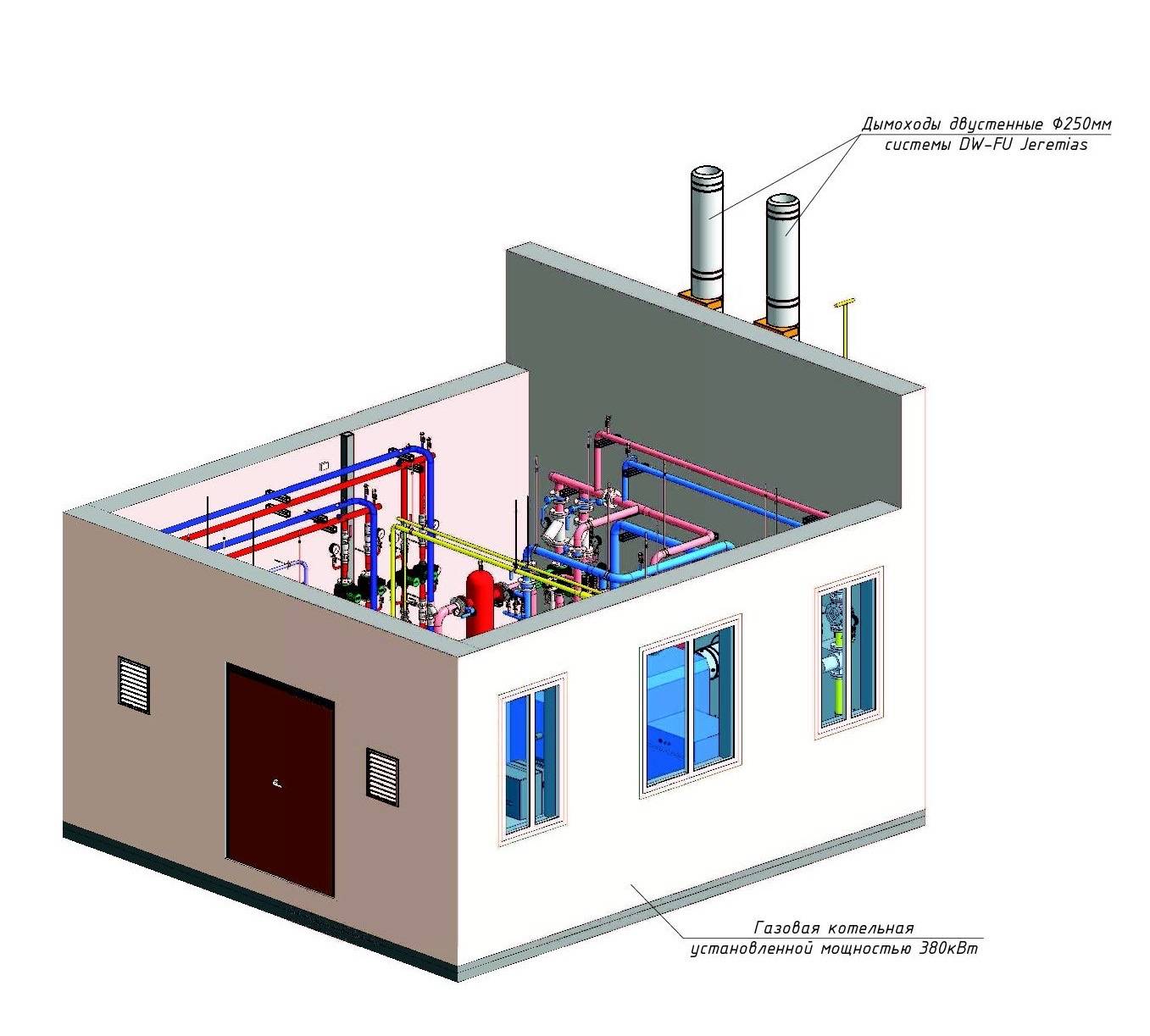 Проект газовой котельной для частного дома