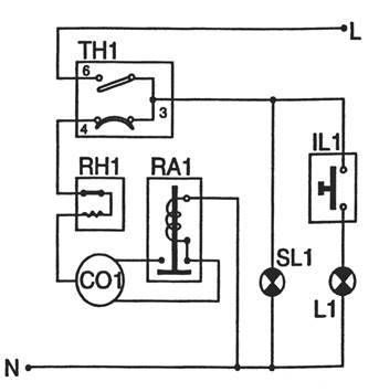 Холодильник ока схема электрическая