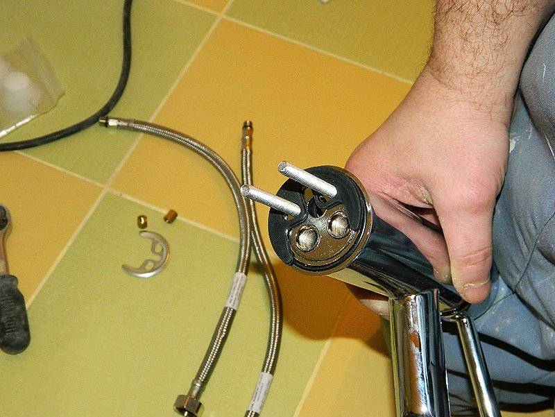Установка смесителя на кухне пошаговая инструкция