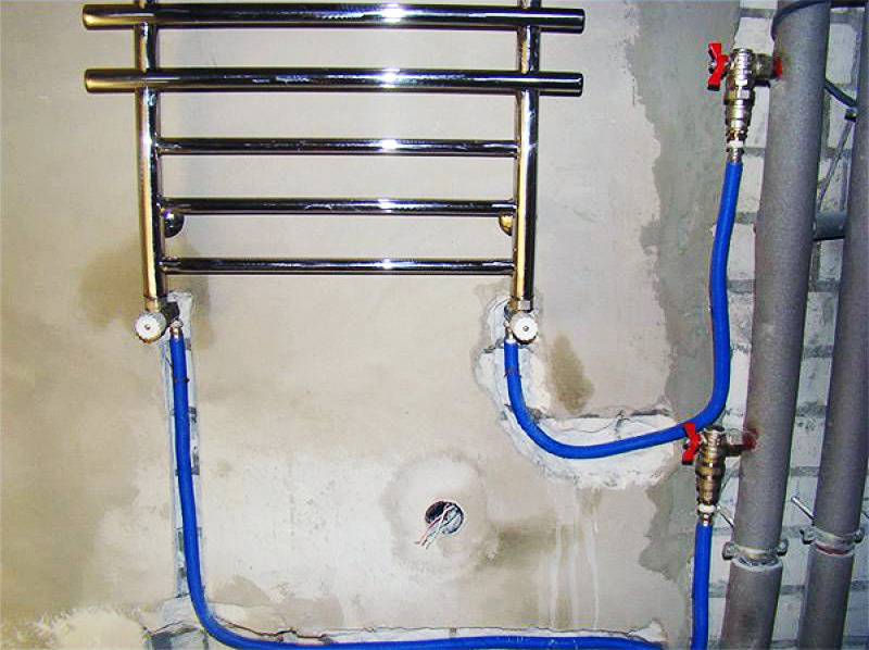 Установка полотенцесушителя в ванной комнате: инструкция для электрических и водяных моделей