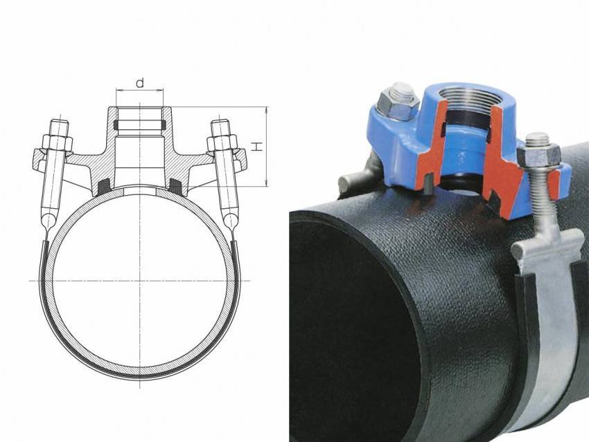 Врезка в пнд трубу: варианты проведения процедуры под давлением и без напора, использование клапана, как работать с водопроводными приспособлениями?
