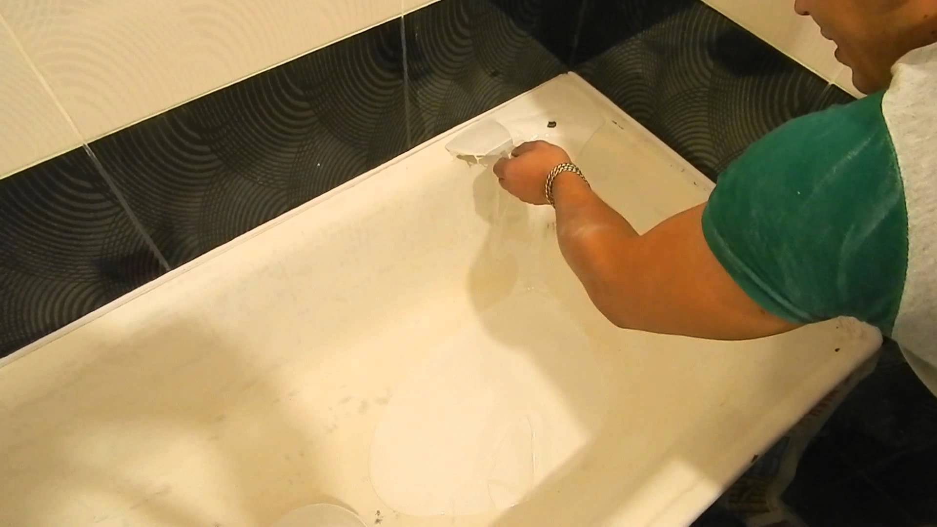 Ремонт ванны акрилом - восстановление поверхности своими руками