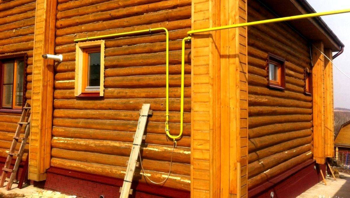 Провести газ в баню