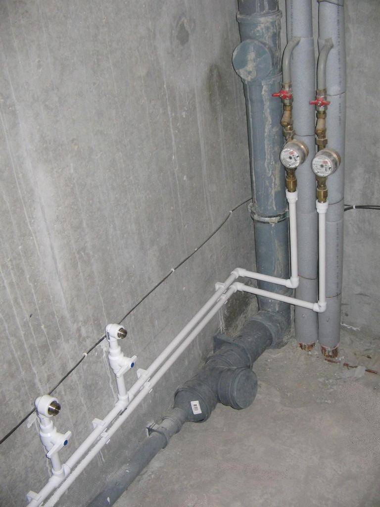 Монтаж водопровода из полипропиленовых труб и схемы разводки