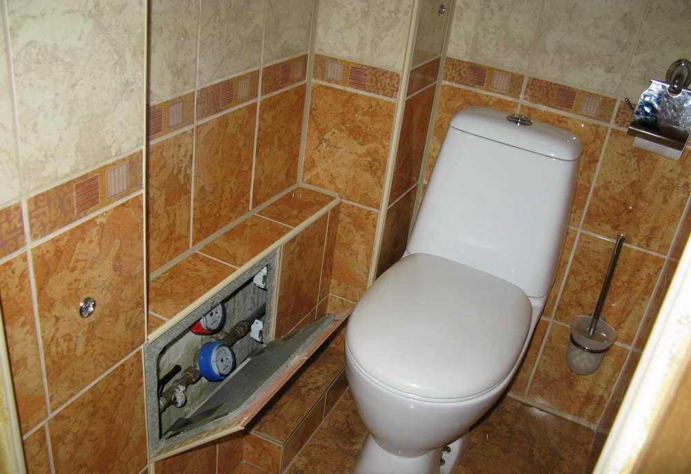 Как спрятать трубы в ванной под плитку: пошаговый монтаж