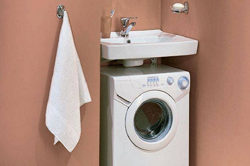 Раковина над стиральной машиной (125 фото): «кувшинка» над машинкой, модель со столешницей и плоская, с тумбой для ванной, размеры и материалы, отзывы об использовании
