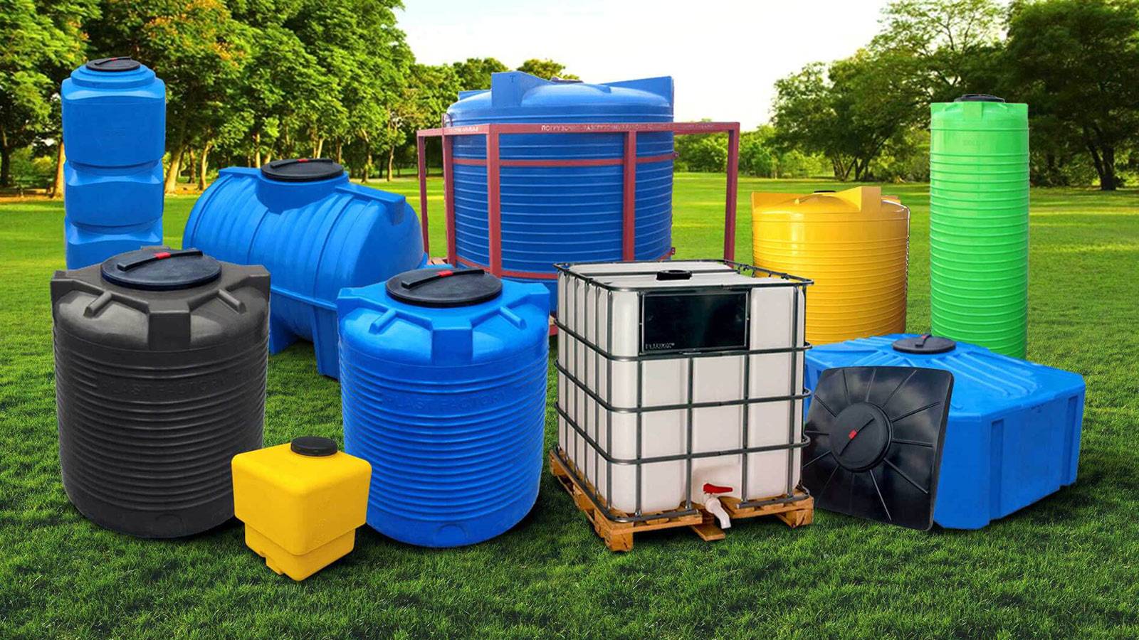 Емкости пластиковые большого объема: пластиковые накопительные емкости для канализации и для сточных вод
