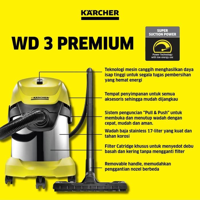 Хозяйственный пылесос karcher wd3. а я думал, что он строительный :(