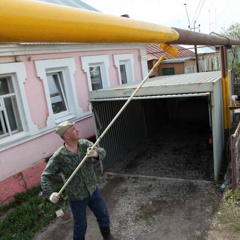 Краска для газовых труб: чем лучше покрасить газовую трубу в квартире и на улице