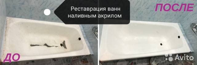 Акриловая краска для ванны