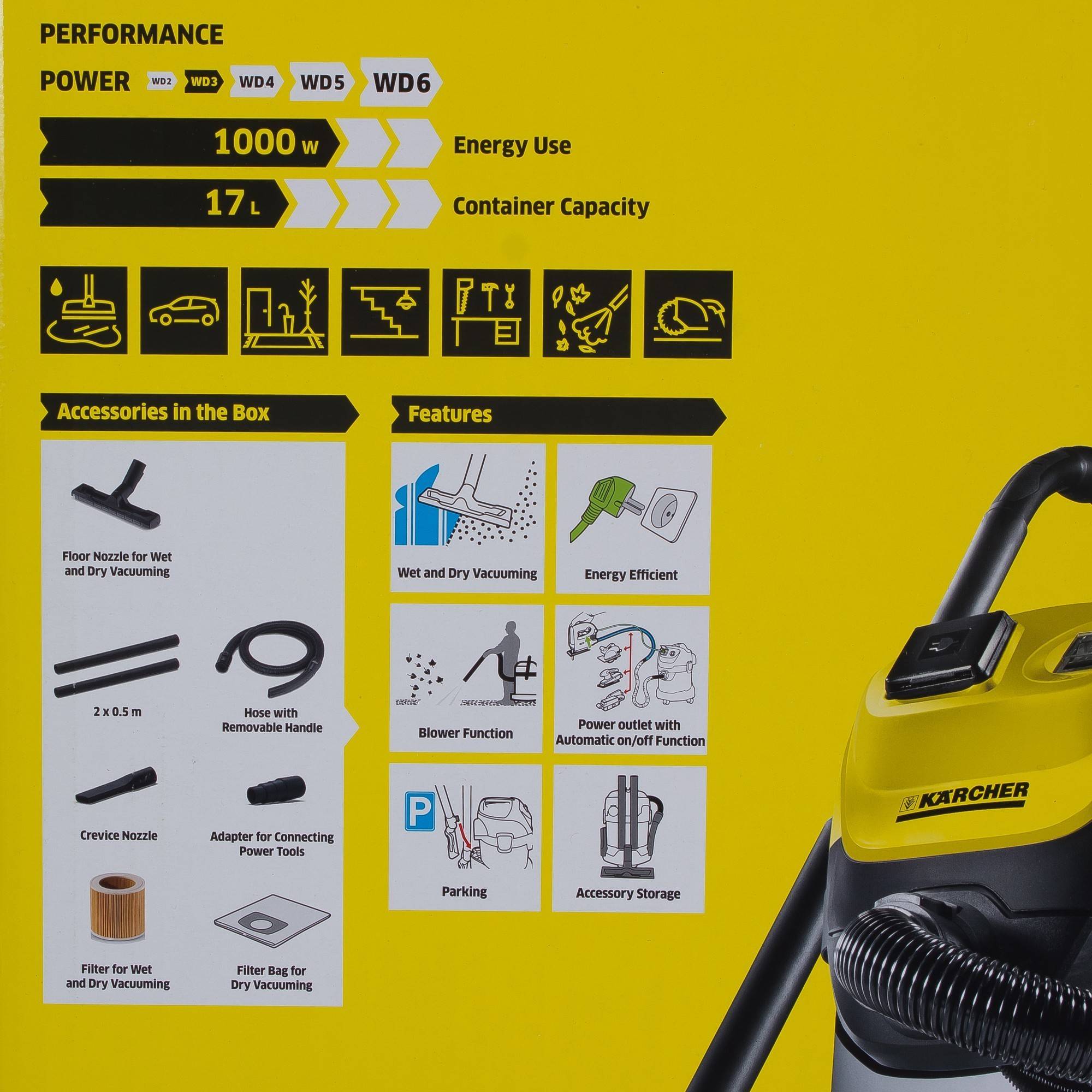 Обзор пылесоса karcher wd 3 premium: характеристики, отзывы + преимущества перед конкурентами - точка j