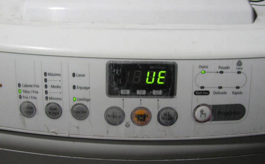 Ошибка fe в стиральной машине lg - решение проблемы