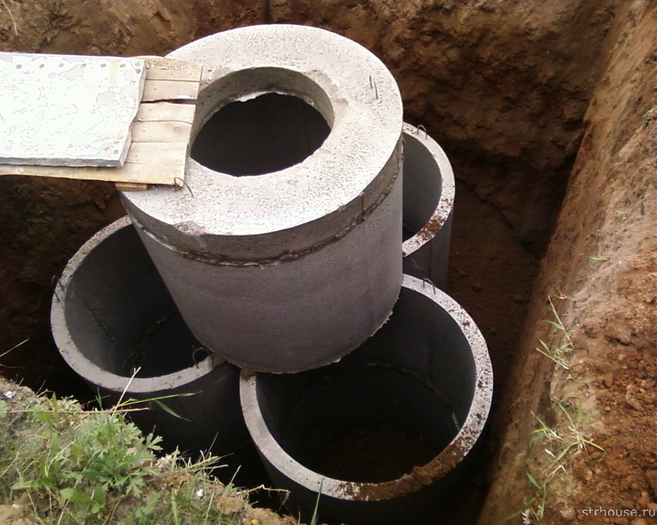 Надёжная выгребная яма из бетонных колец — технология постройки