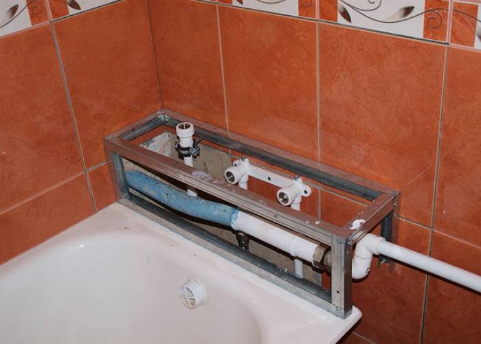 Как спрятать трубы в ванной: обзор лучших способов маскировки трубопровода