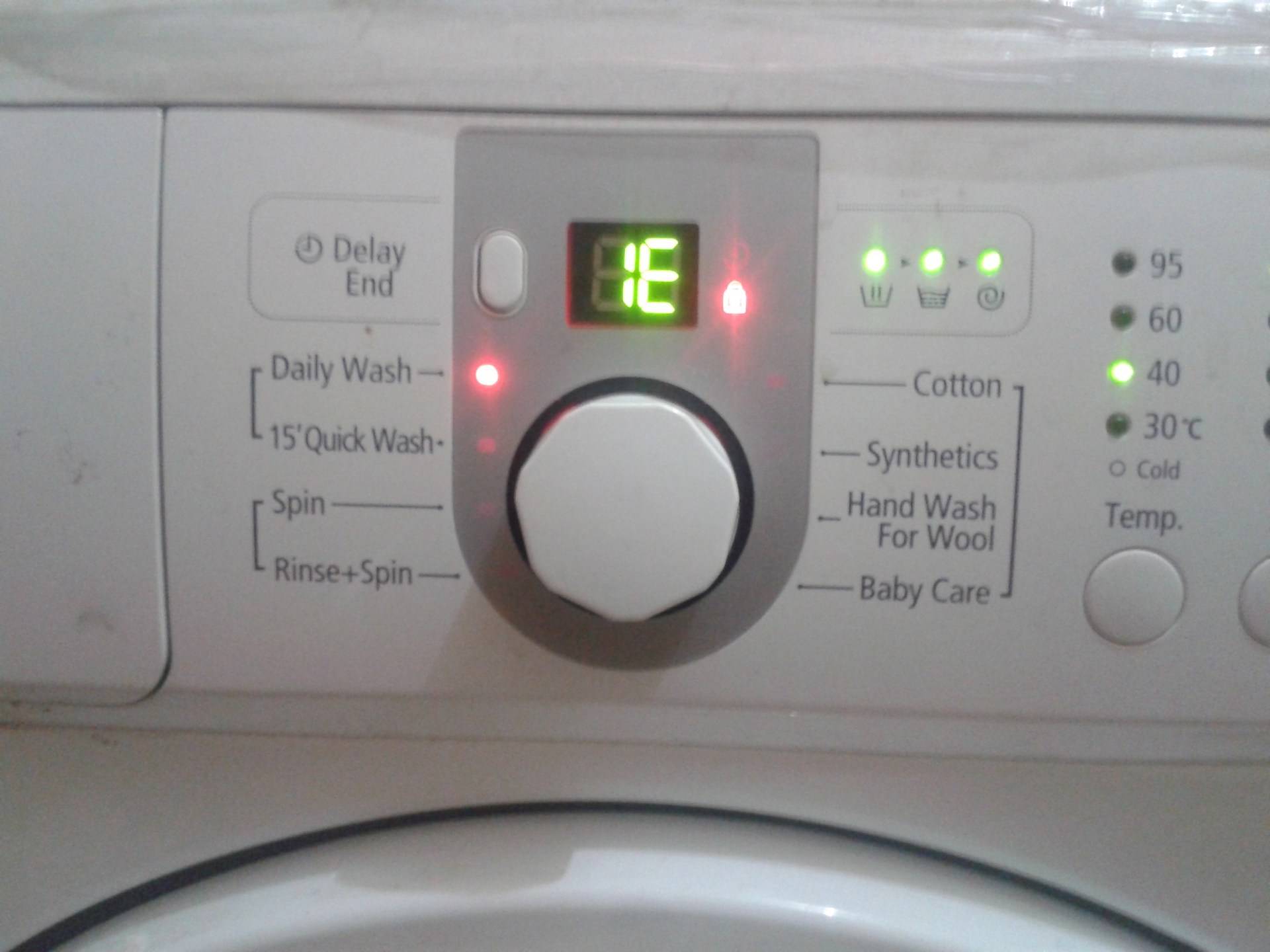 Ошибка dhe на стиральной машине lg - что делать