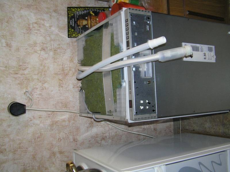 Установка и подключение встраиваемой посудомоечной машины bosch